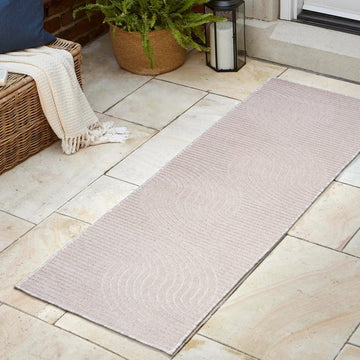 Skagen Minimalist Curve Geometric Area Rug